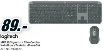 Media Markt Signature Slim Combo Kabelloses Tastatur-Maus-Set Angebot