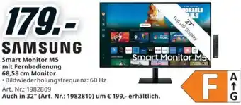 Media Markt Smart Monitor M5 mit Fernbedienung Monitor Angebot