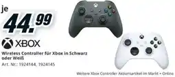 Media Markt Wireless Controller für Xbox in Schwarz Angebot