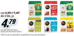 Media Markt Auf alle NESCAFÉ Dolce Gusto und Starbucks Sorten Angebot