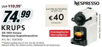 Media Markt Nespresso-Kapselmaschine Angebot