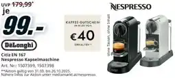 Media Markt Nespresso Kapselmaschine Angebot