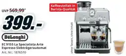 Media Markt La Specialista Arte Espresso Siebträgerautomat Angebot