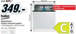 Media Markt Einbau-Geschirrspüler Angebot