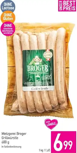 Sutterlüty Metzgerei Broger Grillwürstle Angebot