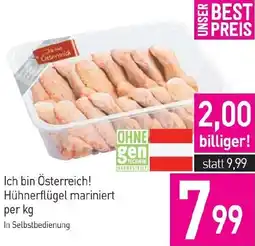Sutterlüty Hühnerflügel mariniert Angebot