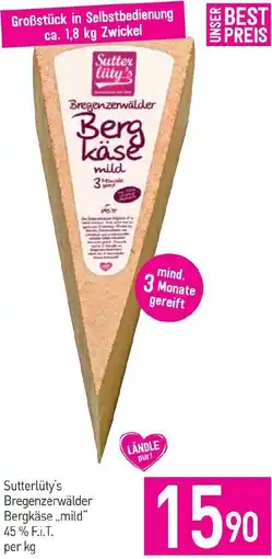 Sutterlüty Bregenzerwälder Bergkäse mild Angebot