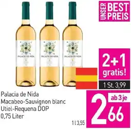 Sutterlüty Macabeo-Sauvignon blanc Utiel-Requena DOP Angebot