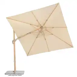 Hellweg Ampelschirm „Rhodos Twist Loft“, natur 302843 HELLWEG Angebot