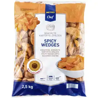 Metro Spicy Wedges, Preisangabe ohne MwSt. (Preis inkl. MwSt. 7,26 €), METRO Angebot