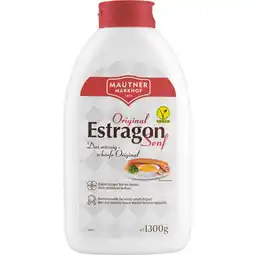 Metro Estragon- od. Kremsersenf, Preisangabe ohne MwSt. (Preis inkl. MwSt. 3,34 €), METRO Angebot