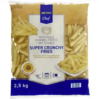 Metro Super Crunchy Fries, Preisangabe ohne MwSt. (Preis inkl. MwSt. 3,16 €), METRO Angebot
