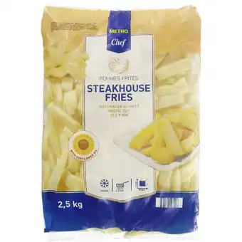 Metro Steakhouse Fries, Preisangabe ohne MwSt. (Preis inkl. MwSt. 2,20 €), METRO Angebot