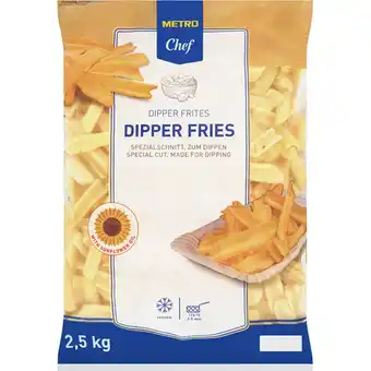 Metro Dipper Fries, Preisangabe ohne MwSt. (Preis inkl. MwSt. 2,64 €), METRO Angebot