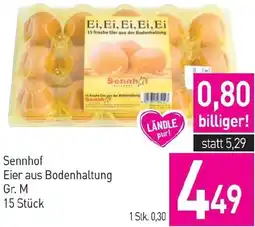 Sutterlüty Eier aus Bodenhaltung Angebot