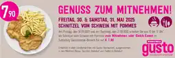 Sutterlüty Schnitzel vom schwein mit pommes Angebot