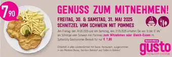 Sutterlüty Schnitzel vom schwein mit pommes Angebot