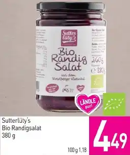Sutterlüty Bio Randigsalat Angebot