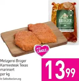 Sutterlüty Karreesteak Texas mariniert Angebot