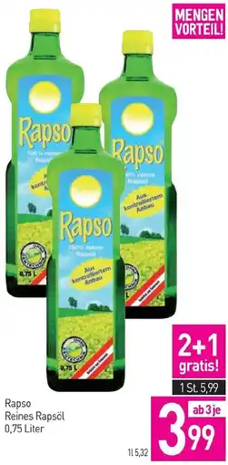 Sutterlüty Reines Rapsöl Angebot