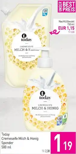 Sutterlüty Cremeseife Milch & Honig Spender Angebot