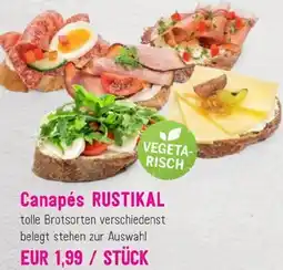 Sutterlüty Canapés rustikal Angebot