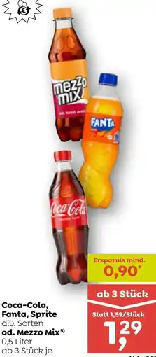 ADEG Coca-Cola, Fanta, Sprite od. Mezzo Mix Angebot