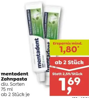 ADEG Zahnpasta Angebot