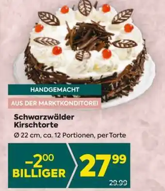 Billa Schwarzwälder Kirschtorte Angebot