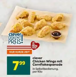 Billa clever Chicken Wings mit Cornflakespanade Angebot