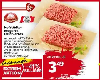 Billa Hofstädter mageres Faschiertes Angebot