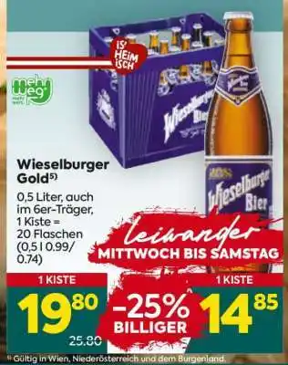 Billa Wieselburger Gold Angebot