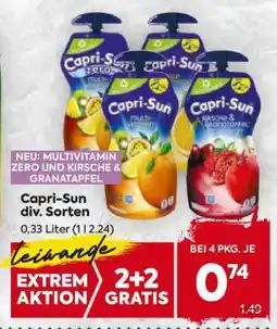 Billa Capri-Sun div. Sorten Angebot