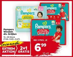 Billa Pampers Windeln div. Größen Angebot