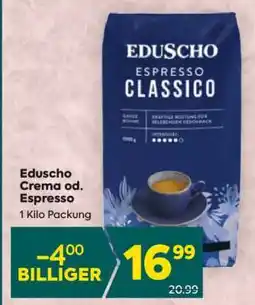 Billa Eduscho Crema od. Espresso Angebot