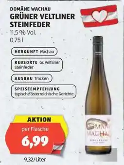 Hofer Domäne Wachau Grüner Veltliner Steinfeder Angebot