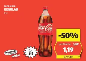 Hofer COCA-COLA REGULAR Angebot