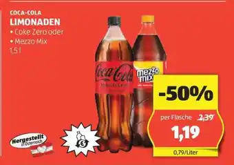 Hofer Coca Cola Limonaden Angebot