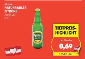 Hofer Gösser Naturradler Zitrone Angebot