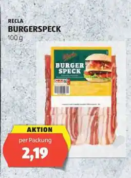 Hofer RECLA BURGERSPECK Angebot
