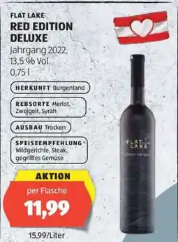 Hofer FLAT LAKE RED EDITION DELUXE Angebot