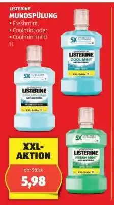 Hofer Listerine Mundspülung Angebot