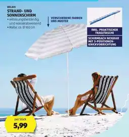 Hofer BELAVI STRAND- UND SONNENSCHIRM Angebot