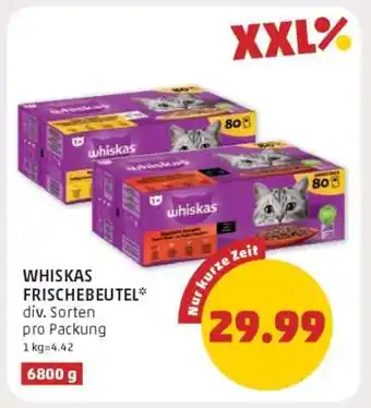 PENNY WHISKAS FRISCHEBEUTEL Angebot