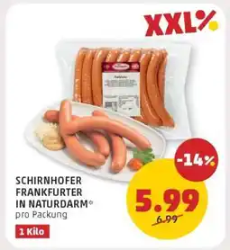 PENNY SCHIRNHOFER FRANKFURTER IN NATURDARM Angebot