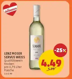 PENNY LENZ MOSER SERVUS WEISS Angebot
