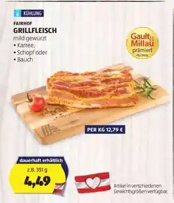 Hofer FAIRHOF GRILLFLEISCH Angebot