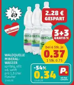 PENNY WALDQUELLE MINERALWASSER Angebot