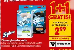 Interspar Splendid Einweghandschuhe Angebot