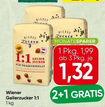 Spar Wiener Zucker Gelierzucker 1:1 Angebot